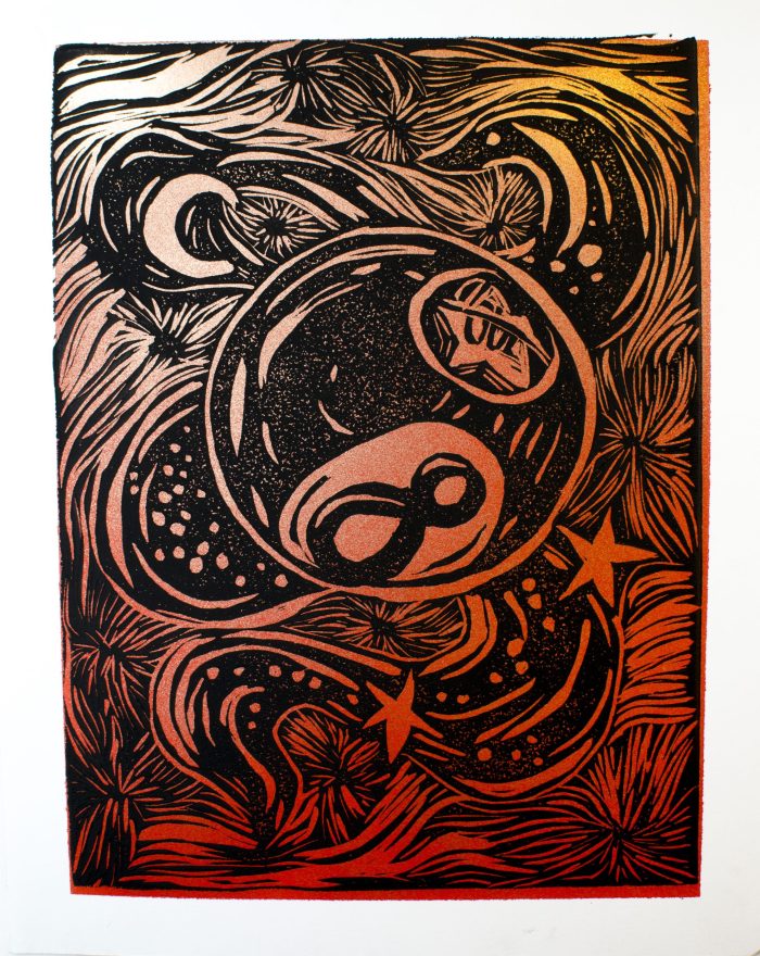 8 Ball - Gold, Blood Orange - Image 2