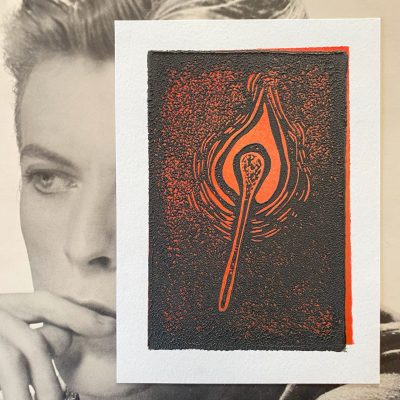 Lucky Strike - Copper, Gold, Blood Orange on White