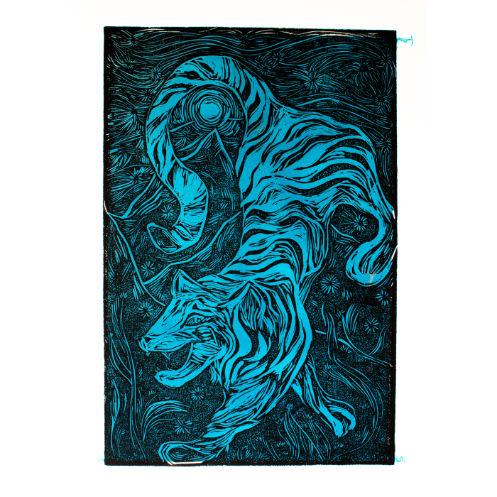 Tiger - Blue